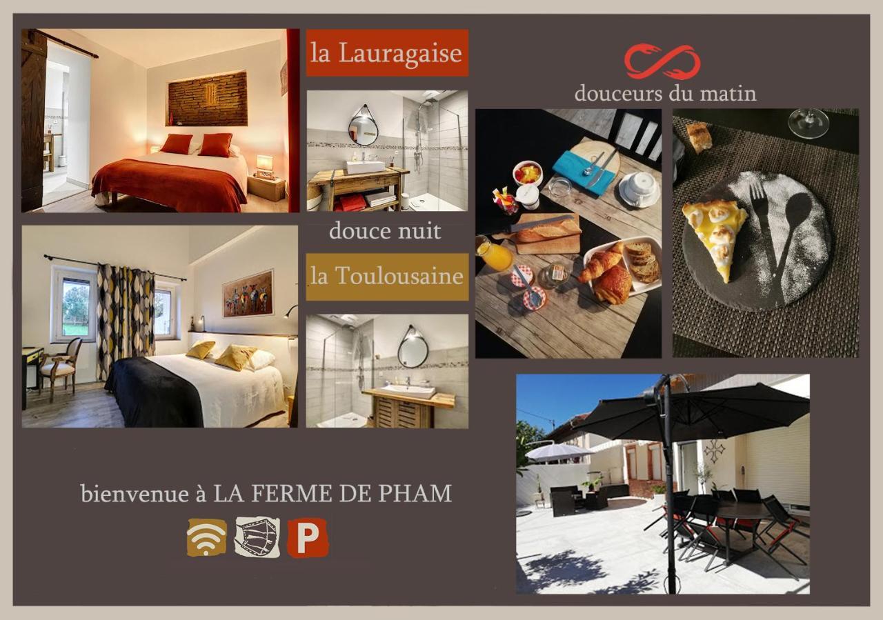 Bed and Breakfast La Ferme De Pham Belberaud Exteriér fotografie